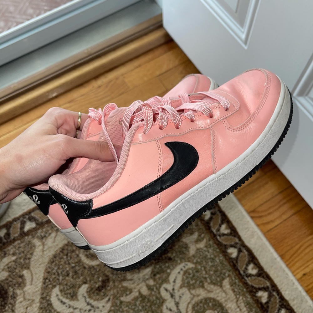 Pink Nike Air Force 1s